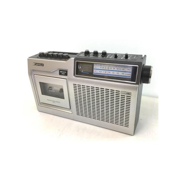 SANSUI◇モノラルラジカセ/オーディオ機器/黒物家電/SCR-3/サンスイ