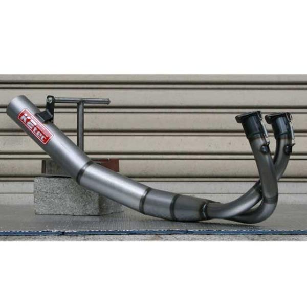 K2-tec RZ250 RZ350 チャンバー本体 RZ クロス集合クリアー 仕様 右