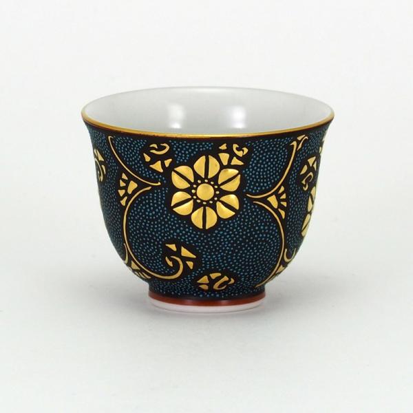 高級品‼️九谷焼 青粒鉄仙 7号灰皿 高級品‼️九谷焼 青粒鉄仙 7号灰皿