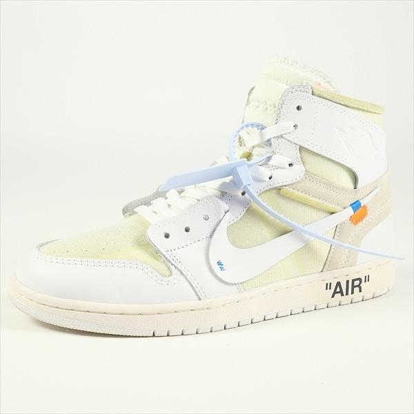 OFF WHITE オフホワイト ×NIKE ナイキ AIR JORDAN 1 AQ0818-100