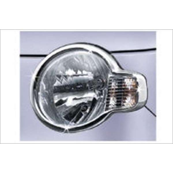 ミラココア ヘッドランプガーニッシュ メッキ ダイハツ純正部品 パーツ