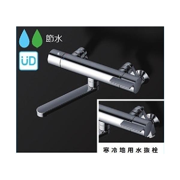 TOTO 壁付サーモスタット混合水栓(寒冷地用) TBV03421Z (水栓金具