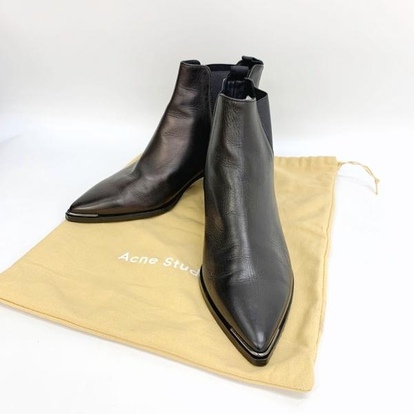 Acne Studios（アクネ ストゥディオズ） 訳あり サイドゴア レザー