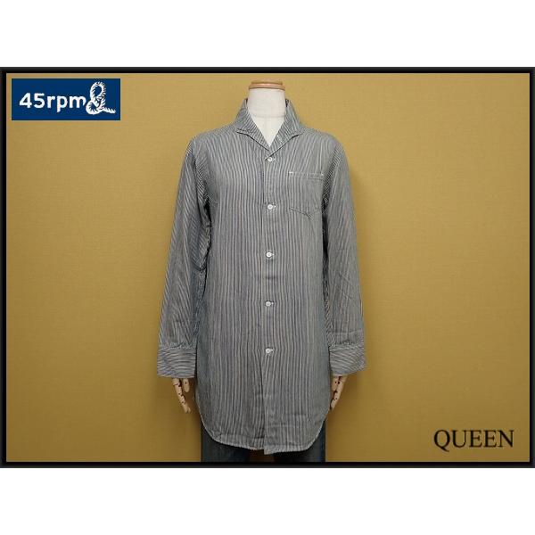 45R（フォーティファイブアール） 45rpm YUKI COTTON ロングシャツ△45