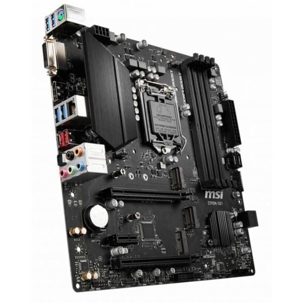 MSI Z390M-S01 LGA 1151 Intel Z390 DDR4 Dual M.2 USB3.1 Micro ATX
