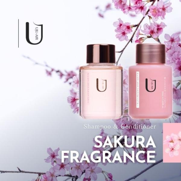 さくら シャンプー コンディショナー セット おしゃれ 容器 UJU AIR