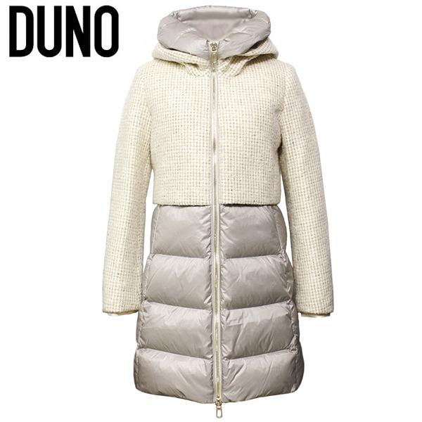 DUNO（デュノ） ダウンコート ダウンジャケット レディース アイボリー