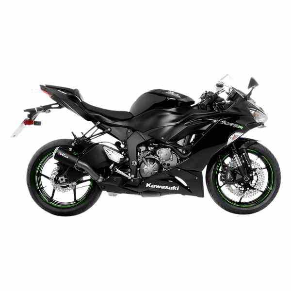 並行輸入品】 ZX-6R ブラック LV-10 マフラー レオビンチ LEOVINCE