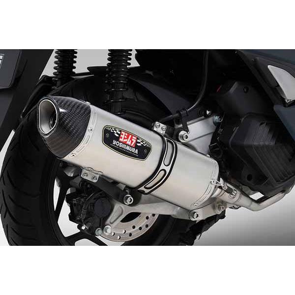 ヨシムラ PCX160 フルエキマフラー 機械曲R-77S SSFC サテン