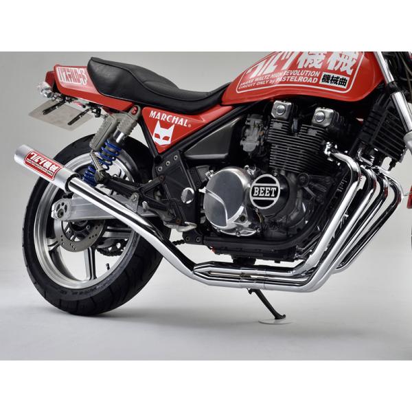 □ワルツ機械曲マフラー□ ゼファー400 メッキアウタータイプ 【送料