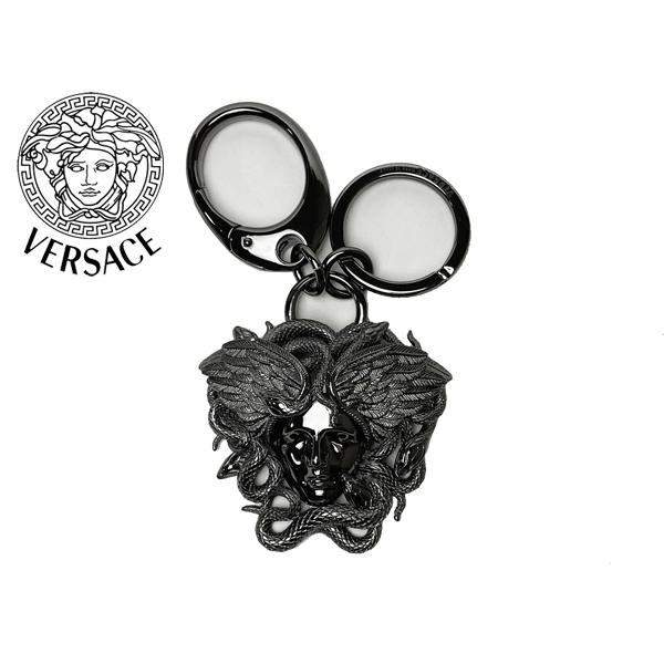 GIANNI VERSACE ヴェルサーチ キーホルダー DGP58725 ブラッククローム
