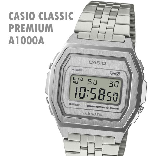 CASIO（カシオ） “Casio Cllassic PREMIUM” A1000A-7JF シルバー