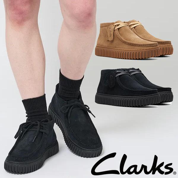 Clarks（クラークス） メンズ 厚底 スニーカー ヒール高3.5cm Clarks