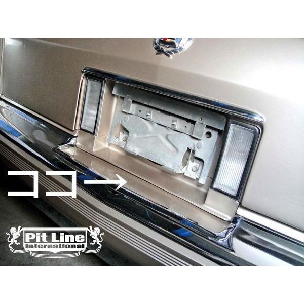 80-92 キャデラック ブロアム リアバンパー センターフィラー デビル