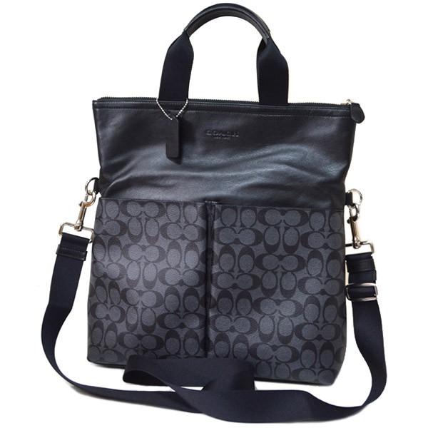COACH（コーチ） メンズバッグ レザー シグネチャー フォルド オーバー