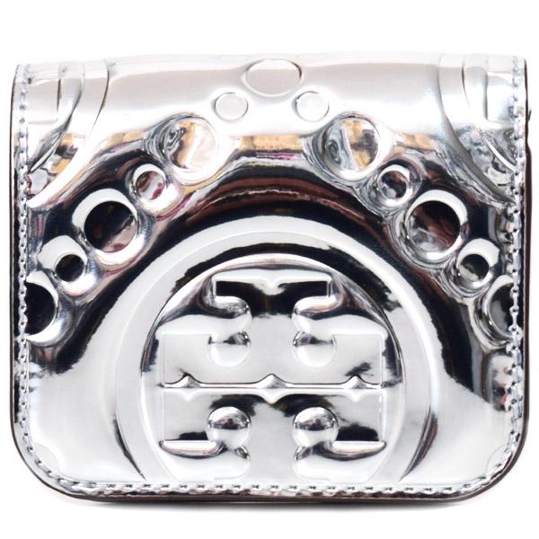 TORY BURCH（トリーバーチ） 財布 レザー メタリック ミニ ウォレット