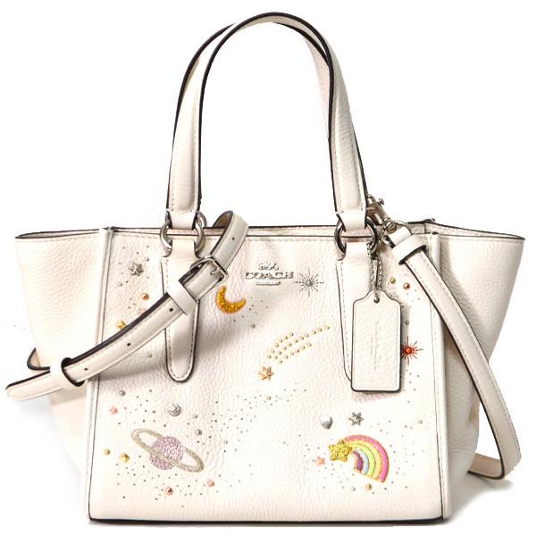 COACH（コーチ） バッグ レザー 宇宙 NASA 土星 モチーフ 刺繍