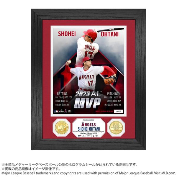 大谷翔平選手 2023 AL HR王獲得記念ダブルフォトミント Amazon.co.jp