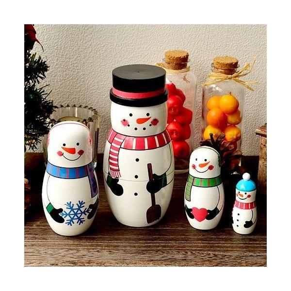 snowman Family スノーマンファミリー [ マトリョーシカ ] あすつく