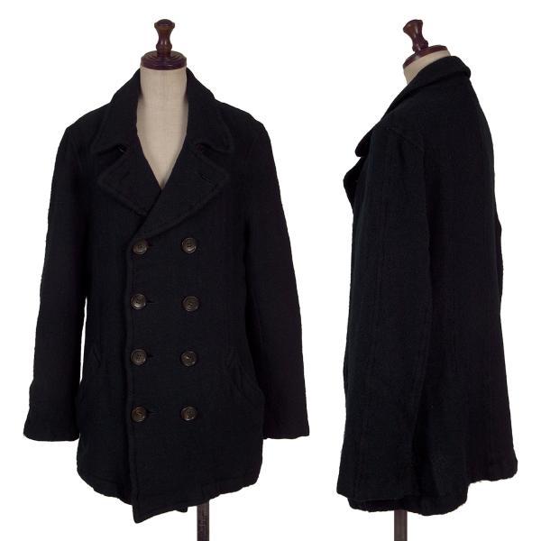 COMME des GARCONS コムコム コムデギャルソンCOMME ウール縮絨Pコート