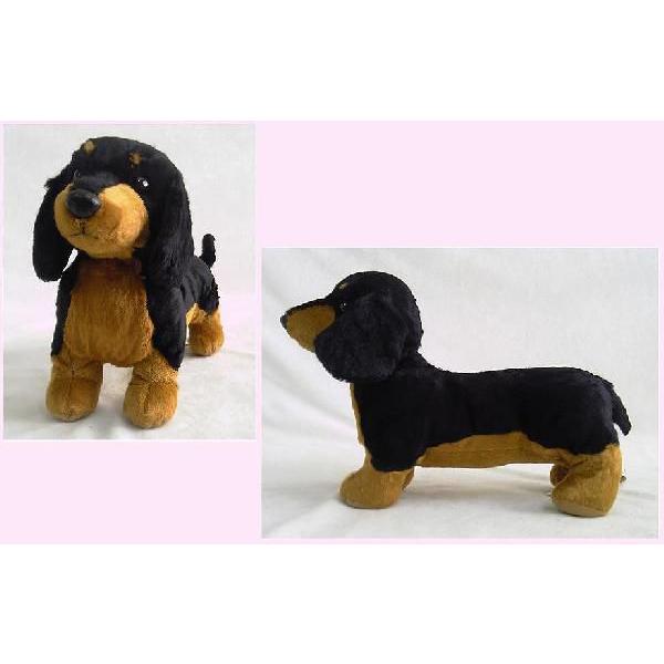 ダックスL ブラック : るーくのぬいぐるみやさん - 通販 - Yahoo