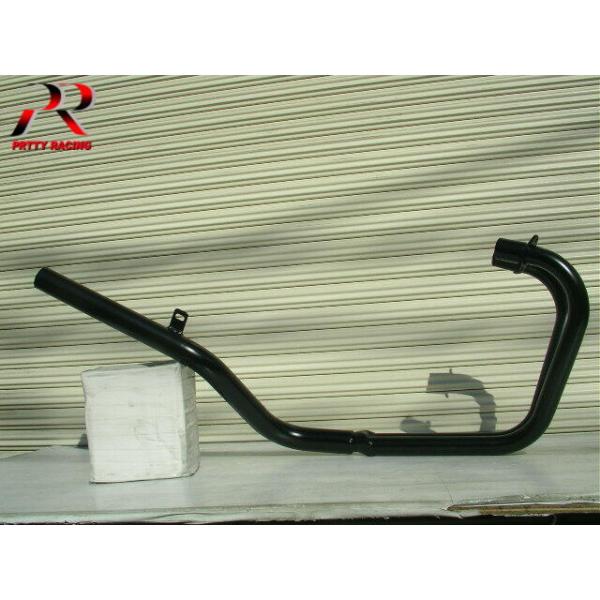 プリティ― HONDA CB250T CB400T ホーク2 ミドル管 50.8π マフラー 黒