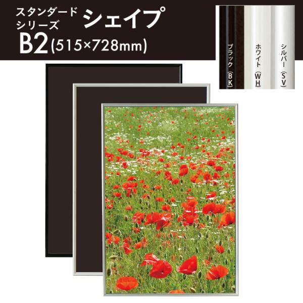 アルテ B2サイズ スタンダードシリーズシェイプ ポスターフレーム