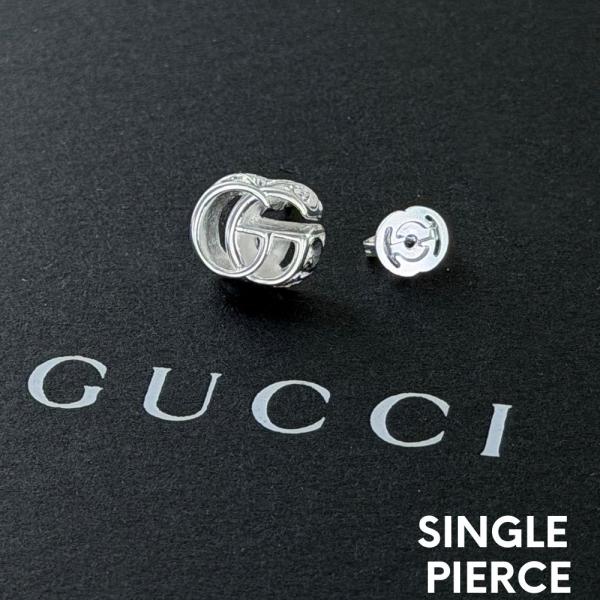 GUCCI（グッチ） ピアス 片耳 インターロッキングG シルバー