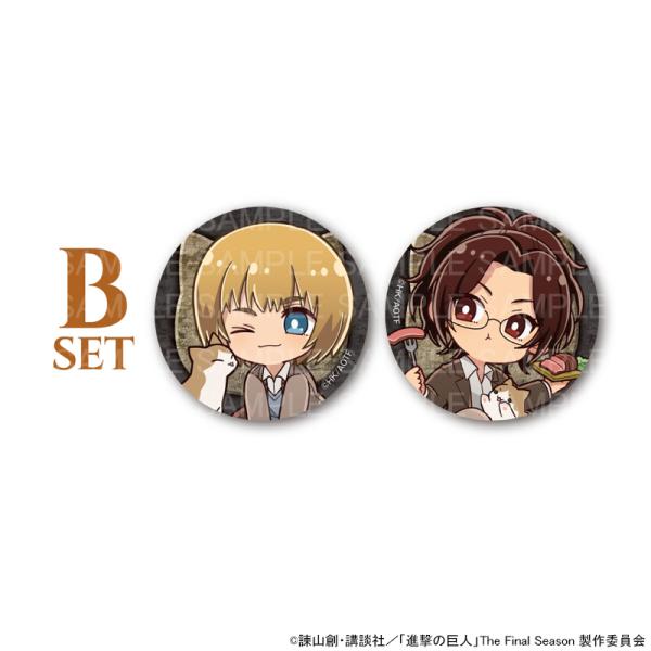 04/06 発送予定】 TVアニメ「進撃の巨人」カフェ(猫) ミニキャラ缶