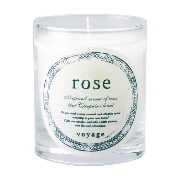 アロマ キャンドル 香り voyage アロマキャンドル ローズ 上品 rose