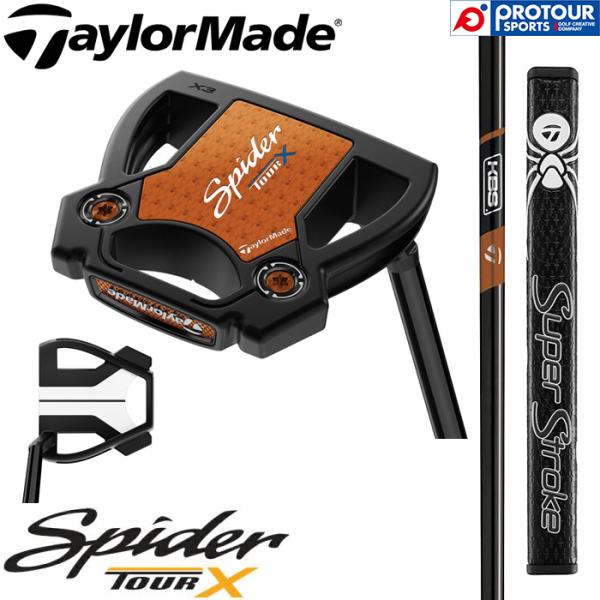 Spider TOUR TaylorMade Tour X SMALL SLANT(BLACK) / テーラーメイド