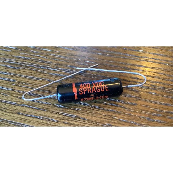 ビンテージ Sprague Black Beauty .022 400v コンデンサ 新品 超貴重