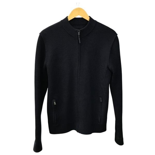 PRADA（プラダ） ドライバーズニット メンズ ウール ジップアップ