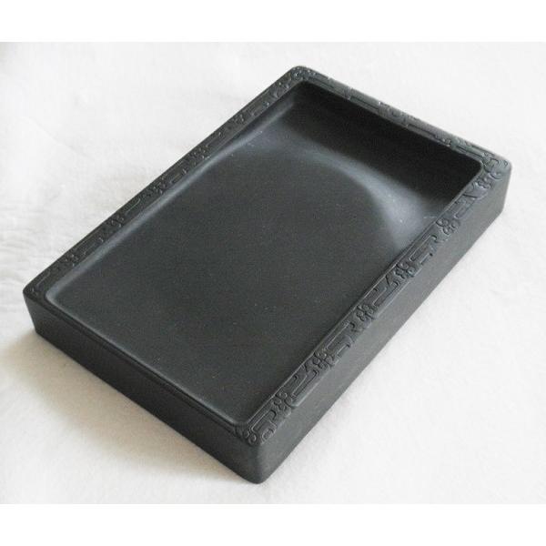 書道硯 歙州硯 金星 龍尾硯 12吋 一点物 歙硯 すずり : 書道用品 緑風