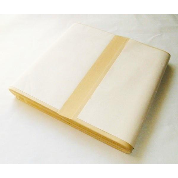 毛辺紙 書道紙 半切 34×138cm 100枚 茶色 竹紙 老灰 : 書道用品 緑風店