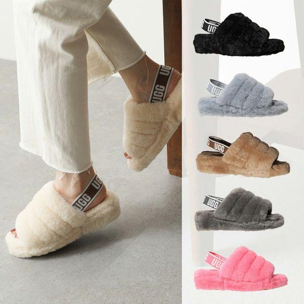 UGG（アグ） ファー サンダル FLUFF YEAH SLIDE フラッフ イヤー