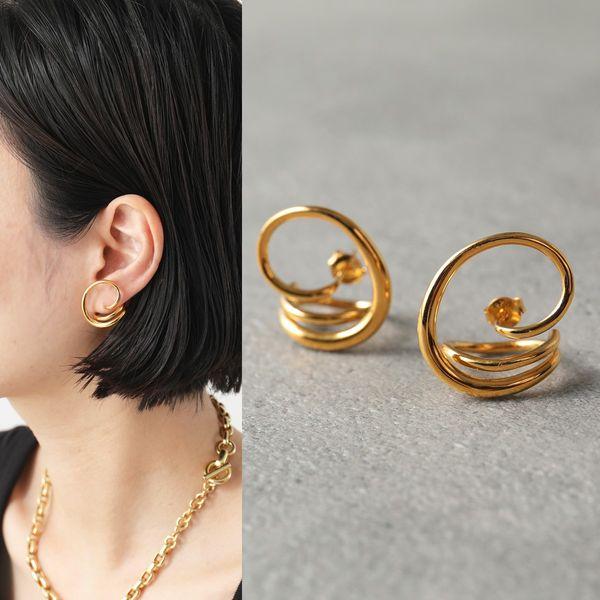 Charlotte Chesnais シャルロットシェネ ピアス Round Trip Earrings
