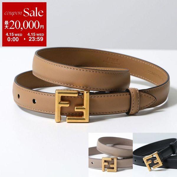 FENDI（フェンディ） ベルト 8C0648 AAIW レディース レザー FFロゴ