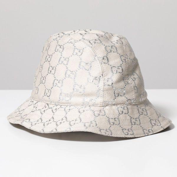 GUCCI（グッチ） バケットハット 631951 3HK74 レディース GG ラメ HAT