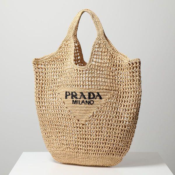 PRADA（プラダ） かごバッグ 1BG424 OOO 2A2T レディース ラフィア