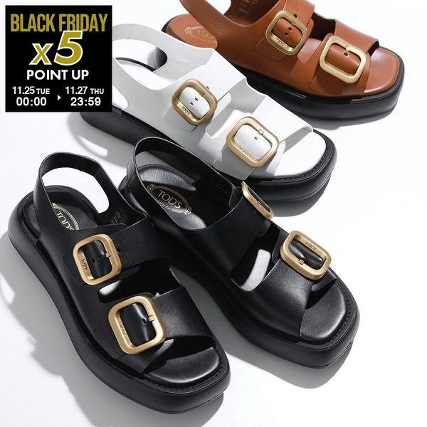 TOD'S（トッズ） TODS レザーサンダル XXW11K0FH50 MID レディース