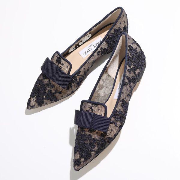 JIMMY CHOO（ジミーチュウ） フラットパンプス GALA ORE レディース