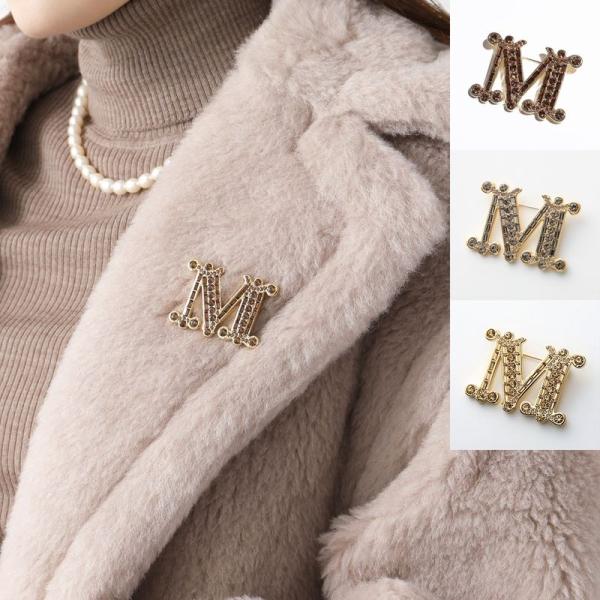 MaxMara M字型パールブローチ MaxMara M字型パールブローチ MaxMara M