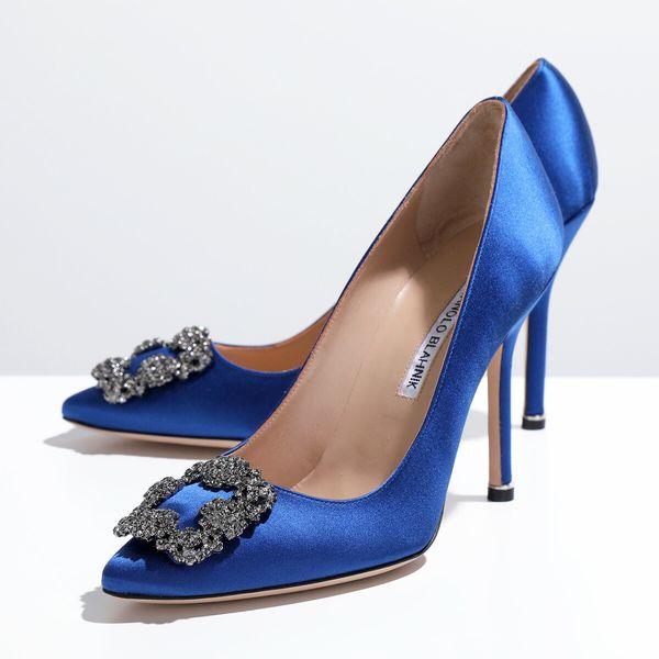 MANOLO BLAHNIK（マノロブラニク） パンプス HANGISI FMC SATIN 105