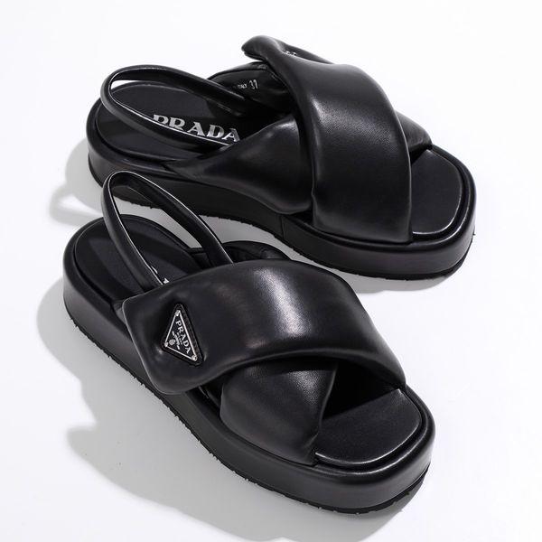 PRADA（プラダ） サンダル 1XZ758 2DL8 レディース ソフト パデッド