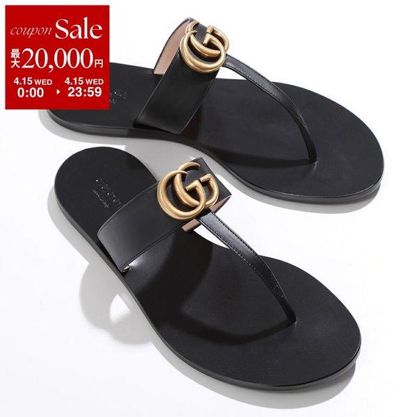 GUCCI（グッチ） トングサンダル 497444 A3N00 レディース レザー