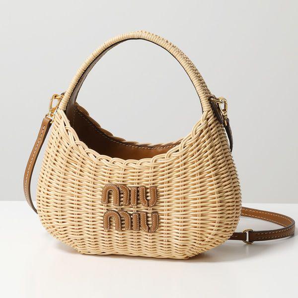 miu miu（ミュウミュウ） かごバッグ 5BC125 2BVU レディース ワンダー