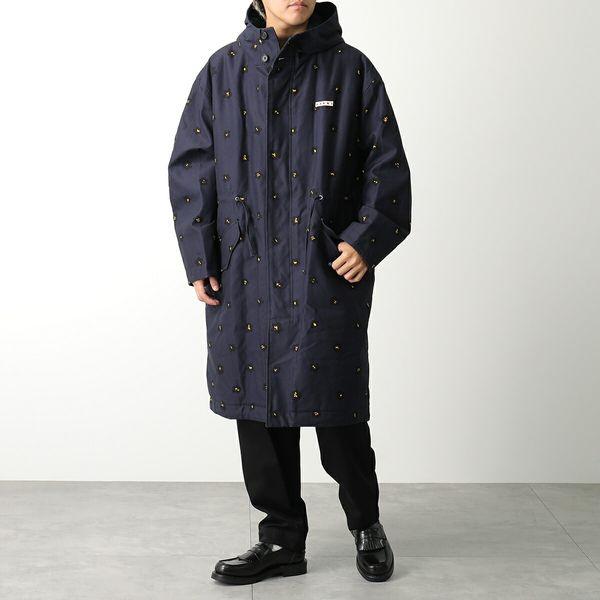 MARNI（マルニ） ロングコート SUMU0005U0 UTC286 メンズ フード付き