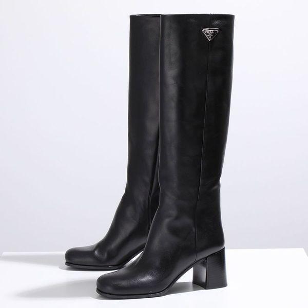 PRADA（プラダ） ロングブーツ 1W233N 070 レディース トライアングル