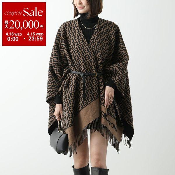 FENDI（フェンディ） ポンチョ FXX723 AQCW レディース フリンジ